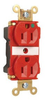 Duplex/Single Receptacle -- PT8200-ILRED - Image