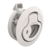 Push-to-Close Latch, Medium Size, Key Locking, 12 - 17mm  Door thickness, 25.5mm  Grip, Plastic, Natural - M1-43-7 - Southco