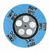 Irreversible 5-Point Round Temperature Label, 105-130F/40-54C; 25/Pk -- GO-90303-20 - Image