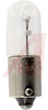 Lamp, Incandescent; T-3 1/4 Miniature Bayonet; 6.3 V; 0.25 A, 0.9 MSCP; 3000 hrs - 70152640 - Allied Electronics, Inc.