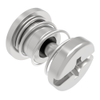 Captive Screw, M3 X 0.5 Thread, Press-in, Phillips/Slot Combination, Smooth Bright Knob - 52-A3A-51-4 - Southco