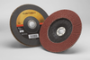 3M Cubitron II 967A Type 27 Coated Ceramic Aluminum Oxide Flap Disc - 60 Grit - 7 in Diameter - 55612 -- 051141-55612 - Image