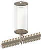 Clear View Multiple Feed Electro Lubricator, 1 gal Acrylic Reservoir, 22 Feeds, 1/8