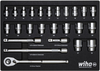 Ratchet Wrench Set, 1/2, 26Pc Rohs Compliant Wiha - 37AJ1955 - Newark, An Avnet Company