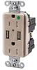 Combination Switch/Receptacle - USB8200LA - Hubbell Incorporated