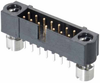 10+10 Pos. Male DIL Vertical Throughboard Conn. 101Lok - M80-5T12022ME - Harwin Plc
