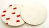 3M Finesse-It 9358 White Felt Pad Hook & Loop Attachment - 5 in Diameter - 38286 - 134375-38286 - R. S. Hughes Company, Inc.