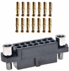 5+5 Pos. Female DIL 28-32 AWG Cable Conn. Kit, Jackscrews - M80-4E11005F2 - Harwin Plc