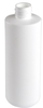 Squat Cylinder HDPE Bottles with Symmetric Disc Cap - 74842 - U.S. Plastic Corporation