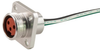 Mini-Link Receptacle, Hi-Temp silicone, Female Flange Mount, 3 pole, 1' -- 103QF0010MHT