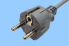 Gray Continental European Powercord -- 86230490 - Image