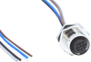 Sensor Cord, M12 Rcpt-Free End, 304.8Mm Rohs Compliant Norcomp - 71AH4180 - Newark, An Avnet Company