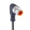 Sensor / Actuator Connector: M12 Standard, Cordset, Single ended, Angled Male, 3-pole; with Grey PVC 22 AWG cable - RSWT 3-659 - Belden Inc.