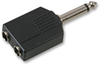 Adapter, Mono 6.35Mm Plug-Rcpt; Audio Video Connector A Multicomp Pro - 69AC6312 - Newark, An Avnet Company