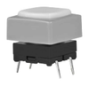 Low Profile Process Sealed Tactiles - JB15KP-4BH - NKK Switches