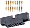 10+10 Pos. Male DIL 22 AWG Cable Conn. Kit, No Jackscrews - M80-5702005 - Harwin Plc