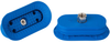 Bellows suction cup (oval) for high dynamic on curved, oily surfaced workpieces SAOB 110x55 HT1-60 G1/4-IG -- 10.01.06.03178 - Image