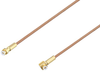 Snap-On MMBX Plug to Snap-On MMBX Plug Right Angle Cable 12 Inch Length Using RG178 Coax - PE3C3986-12 - Pasternack