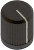 Round Knurled Knob W/ Line Ind, 3.175Mm; Shaft Type Ehc (Electronic Hardware) - 91F2239 - Newark, An Avnet Company