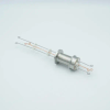 Thermocouple Feedthrough, Type T, 2 Pairs, Screw-type Connector, 1.18″ QF / KF Flange - A0413-1-QF - MPF Products, INC.
