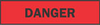 Barricade Tape (B-912; Black on Red; English; DANGER; Polyethylene) - 754476-91201 - R. S. Hughes Company, Inc.