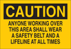 Brady B-851 Polyester Rectangle Yellow Confined Space Sign - 14 in Width x 10 in Height - 84516 - 754476-84516 - R. S. Hughes Company, Inc.