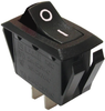 Rocker Switch, Spst, Black, Panel; Switch Operation E-Switch - 24R3875 - Newark, An Avnet Company