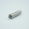 BNC-Microdot Crystal Sensor Feedthrough, 1 Pin, Grounded Shield, 0.528″ Dia SS Weld Adapter - A0975-1-W - MPF Products, INC.