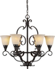 2540-06-64 Mid. Chandeliers-Glass Up - 365987 - Capital Lighting, Inc.