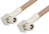 SMC Plug Right Angle to SMC Plug Right Angle Cable 48 Inch Length Using RG400 Coax - PE34459-48 - Pasternack