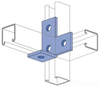 Channel/Strut 90 Deg Angle Plate - P1035 GR - Atkore International