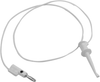 Test Lead, White, 610Mm, 60V, 5A; Grabber Test Lead Type Pomona - 71M3561 - Newark, An Avnet Company