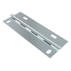 Piano Hinge, 200 mm size, with Mounting Slot Holes, Steel, Blue Zinc Plated -- N6-DHIM-20076 - Image