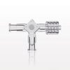3-Way Stopcock, 2 Female Luer Locks, Swivel Male Luer Lock - 99730 - Qosina Corp.