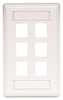 Datacommunication Face Plate - IFP16W - Hubbell Incorporated