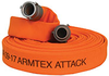 Armtex® Attack™ 100 ft Available Lengths, 1 1/2 in. Size, and NPSH Coupling Type Orange Lightweight Lined Fire Hose|Master File -- AA150O100-NP150 - Image