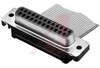 CONNECTOR, RECEPTACLE, HDF-20 (RIBBON CABLE), 25 POS, SIZE 3, FRONT METAL SHELL - 70085599 - Allied Electronics, Inc.