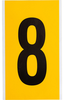 15 Series Indoor/Outdoor Numbers & Letters - 1570-8 - Brady Corporation