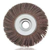 Dynabrade Coated Aluminum Oxide Flap Wheel - 40 Grit - 4 in Face Width - 4 in Diameter - 3/4 in Center Hole - 78376 - 616026-78376 - R. S. Hughes Company, Inc.