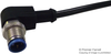 Sensor Cable, Amp, M12 Sensor Right Angle 5 Position Plug, Free / Stripped End, 1.5 M, 4.9 Ft Rohs Compliant Te Connectivity - 49Y4418 - Newark, An Avnet Company