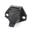 Pollak 11-723E 7-Way Trailer Connector Socket, Heavy-Duty Nylon - 35672 - Waytek, Inc.