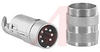 connector,circular din,str male cable connector,7din silver-plt solder contact - 70013426 - Allied Electronics, Inc.