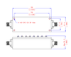 3450 MHz Cavity Bandpass Filter - AE3450B12062 - Anatech Electronics, Inc.