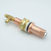 Power Feedthrough, 50 Volts, 1000 Amps, 1 Pin, Copper Conductor, Water-cooled with Tee-Fitting, Baseplate Fitting - A1658-1-BP - MPF Products, INC.