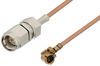 SMA Male to UMCX Plug Cable 18 Inch Length Using RG178 Coax - PE38881-18 - Pasternack