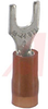Terminal; Fork; 22 to 16 AWG; 0.136 in.(Max.); Copper; Tin; Nylon; #6; Fork - 70091894 - Allied Electronics, Inc.