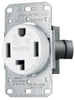 Straight Blade Power Receptacle -- RR430FW - Image