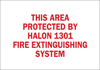 Brady B-302 Polyester White Fire Sprinkler & Extinguishing System Sign - 14 in Width x 10 in Height - Laminated - 85305 - 754476-85305 - R. S. Hughes Company, Inc.