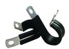 Cable Clamps - Screw Mount ,P Style, Steel, Rubber Cushion -- SPN-10 - Image
