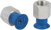 Flat suction cup (round) for careful gripping of paper, plastic film, etc. SGPN 15 HT1-60 G1/8-IG - 10.01.01.12398 - Schmalz Inc.